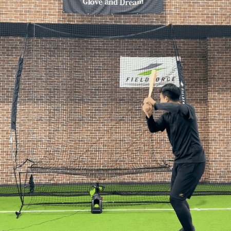 Auto-Return Set │ Baseball Toss Machine & Net Set