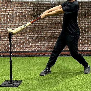 The contact point for hitting line drives.