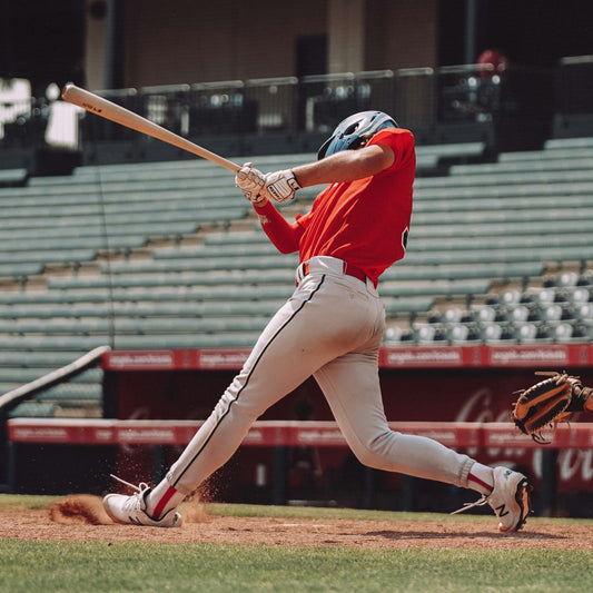A batter at the plate