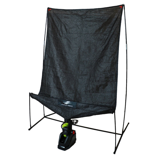 Compact Auto-Return Set for Perforated Balls │ Baseball Toss Machine & Net Set