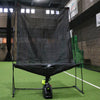 Compact Auto-Return Set for Perforated Balls │ Baseball Toss Machine & Net Set