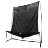 Auto-Return Set for Hard Balls │ Baseball Toss Machine & Net Set