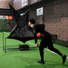 Auto-Return Set for Hard Balls │ Baseball Toss Machine & Net Set