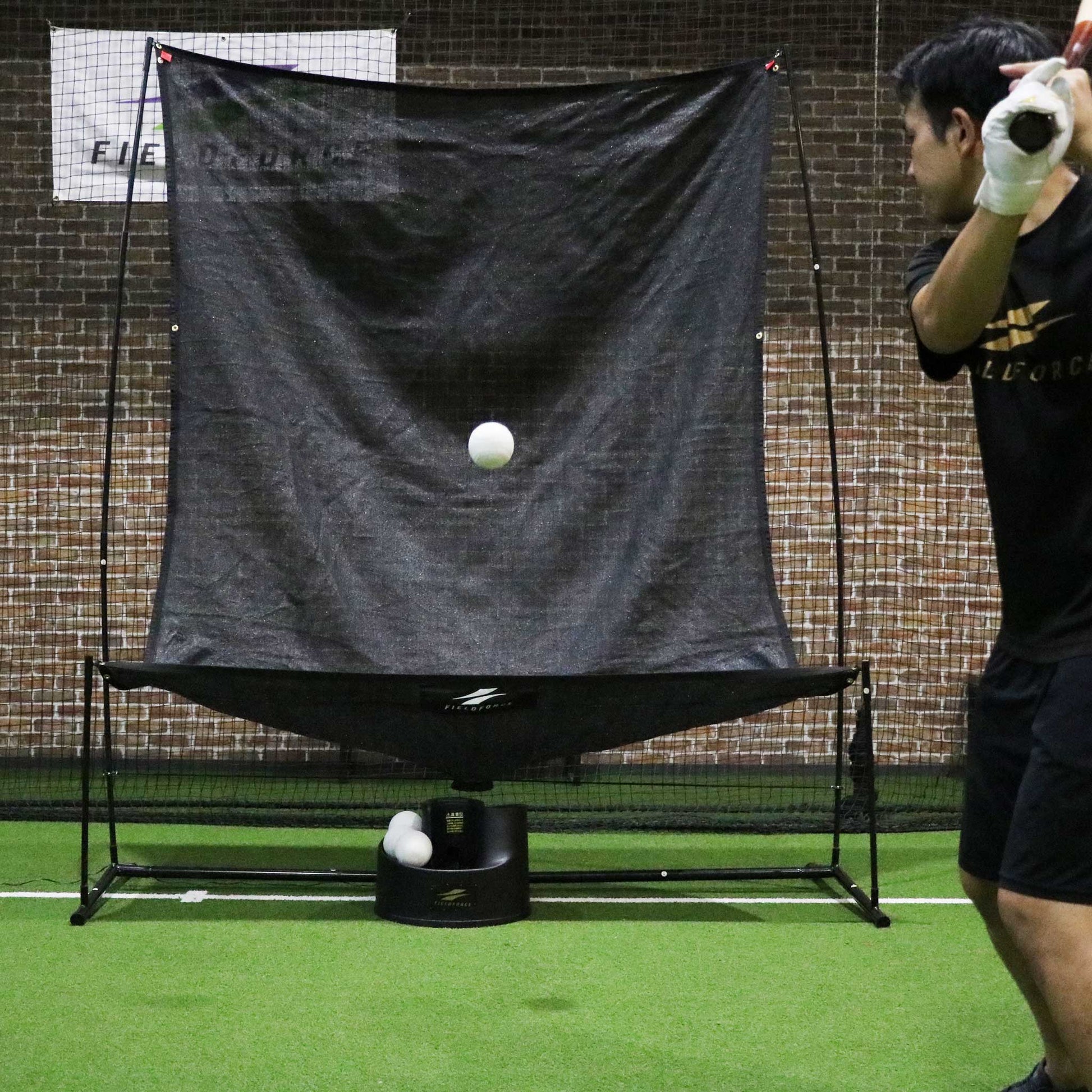 Softball Auto-Return Net Set by FieldForce