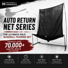 Auto-Return Set for Hard Balls │ Baseball Toss Machine & Net Set