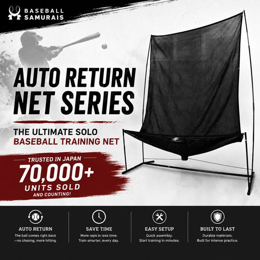 [Pre-order] Auto-Return Set │ Baseball Toss Machine & Net Set